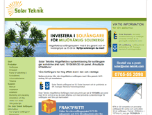 Tablet Screenshot of no.solar-teknik.com